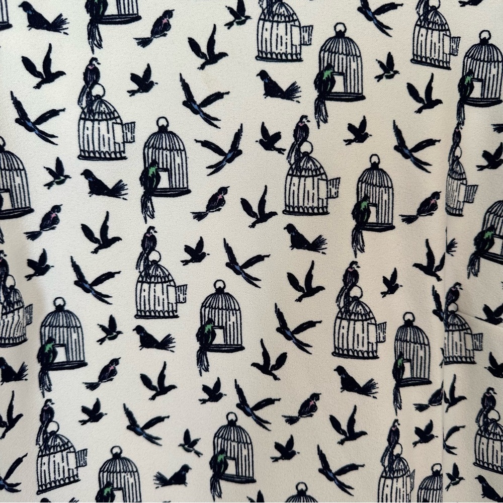 Gabby & Skye Birdcage Print Shift Dress Sz 8 - Picture 4 of 10
